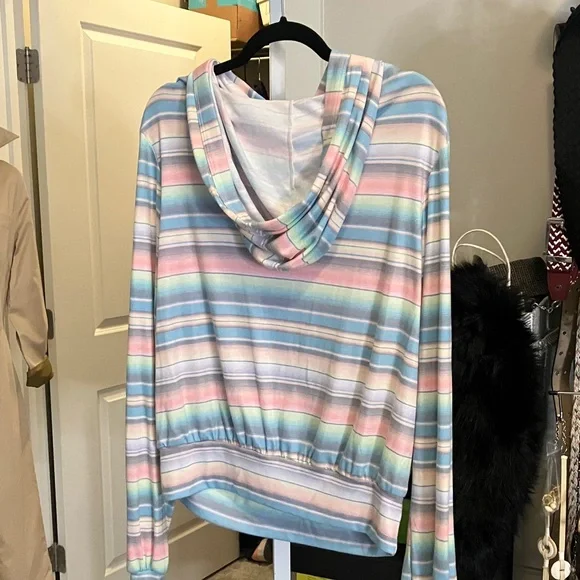 Wildfox Multicolor Striped Hoodie - Picture 5 of 7